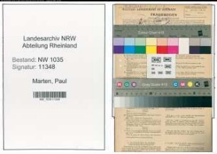 Entnazifizierung Paul Marten , geb. 10.06.1901 (Platzmeister)