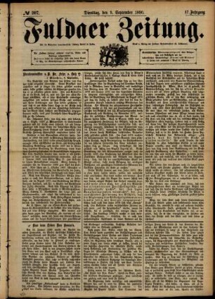 Ausgabe vom Dienstag, den 09. September 1890.