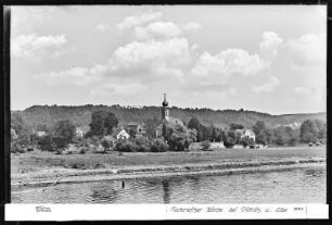 Dresden-Hosterwitz, Kirche Maria am Wasser, bei Pillnitz an der Elbe