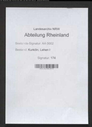 Namensindex zum kleinen Mannbuch des Erzbischof Dietrich v. Moers