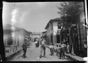 Straße in Skutarí, Albanien, 1927