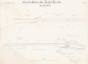 Oder-Spree-Kanal Strecke Seddinsee bis Große Tränke: Stat. 0 - 2,8: Lageplan 1:2500