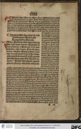 In festo sancti Andree apostoli, evangelium secundum Matheum iiii.