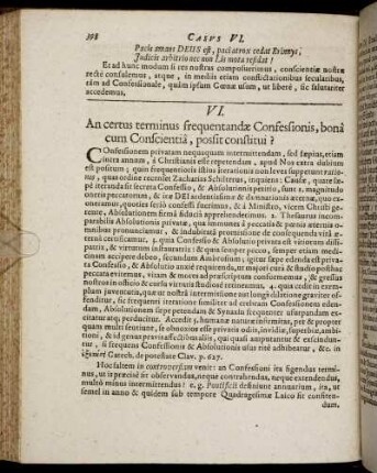 Casus VI. - Casus XII.