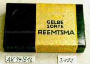 Pappschachtel für 10 Stück Zigaretten "GELBE SORTE REEMTSMA"