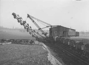 B-Bagger Hocheimerleiter Grube Gottlob II : Tagebau. B-Bagger Hocheimerleiter Grube Gottlob II