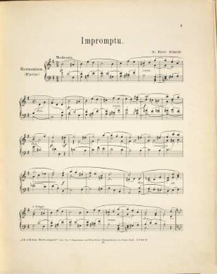 Impromptu : für Harmonium