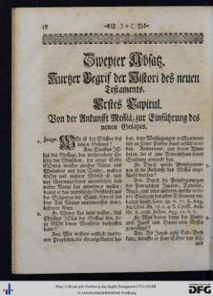 Zweyter Absatz.