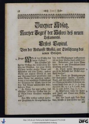 Zweyter Absatz.