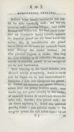 Mercantiel stelsel