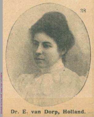 Porträt von Elisabeth van Dorp