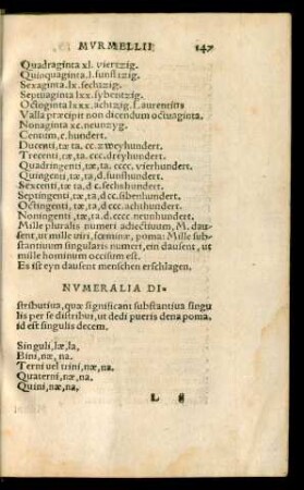 Numeralia Distributiva ...