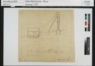 Fördergerüst mit Fördermaschinenhaus am Ferdinand Schacht