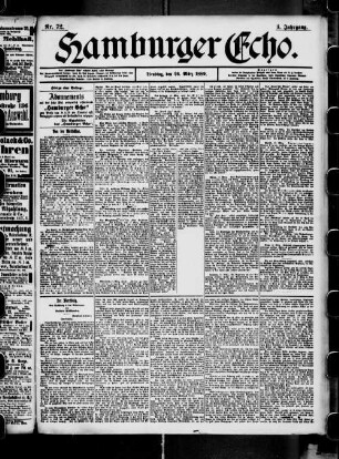 Hamburger Echo ; [...] ; Abend-Ausgabe