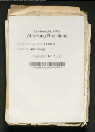 Ämter BERGHEIM bis LINNICH