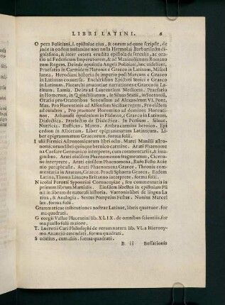 Libri Latini.
