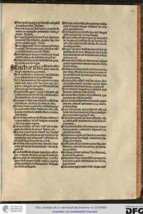 Quod eucharistia grece latine bona gratia interpretatur...
