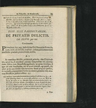 Disp. XLIX. De Privatis Delictis.