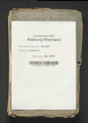 Landeshoheit zu Hilden und Haan