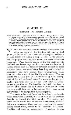 Chapter IV. Greenland: Its Glacial Aspect