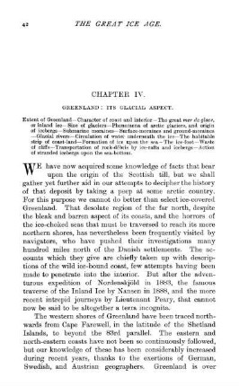 Chapter IV. Greenland: Its Glacial Aspect