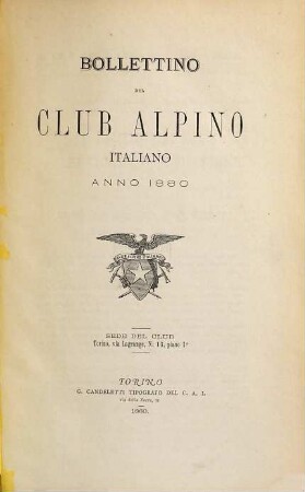 Il Bolletino. 14 = No. 41 - 44. 1880