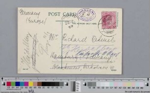 Postkarte an Richard Dehmel