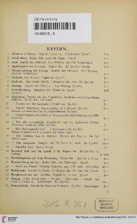 Bayern (Nr. 1-198)
