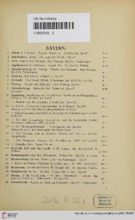 Bayern (Nr. 1-198)