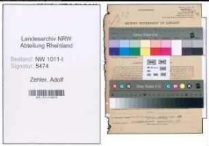Entnazifizierung Adolf Zehler , geb. 01.05.1901 (Schornsteinfegermeister)