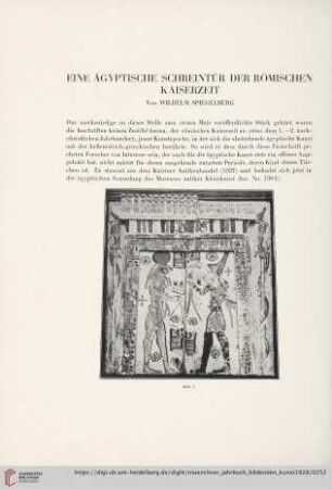 Neue Folge Band 5: Eine ägyptische Schreintür der römischen Kaiserzeit