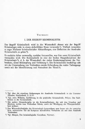 Vorwort: Der Begriff Kriminalistik