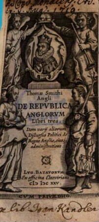 De Republica Anglorum libri tres
