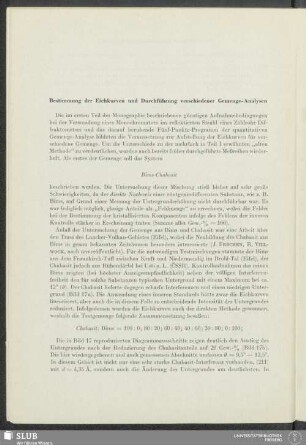 Bestimmung der Eichkurven und Durchführung verschiedener Gemenge- Analysen