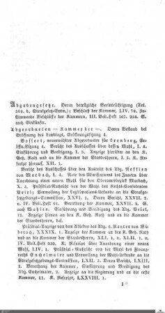 Register über die Verhandlungen der Kammer der Abgeordneten 1838