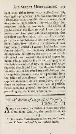 An odd dream of the proof of Virginity