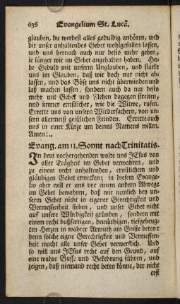 636-653, Evangel. am 11. Sonnt. nach Trinitatis