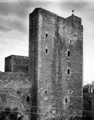 Gioia del Colle. Castello (1051/1100). Westseite mit Südwestturm