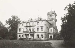 Königliche Villa : Dresden-Strehlen, Königliche Villa, Ansicht von Nordosten