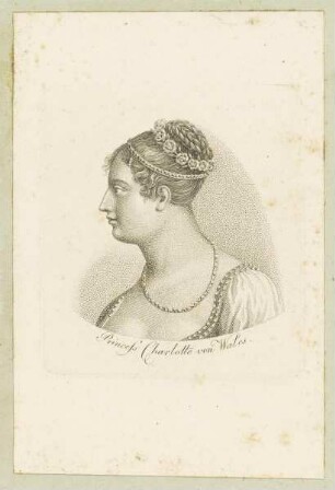 Bildnis der Princess Charlotte von Wales