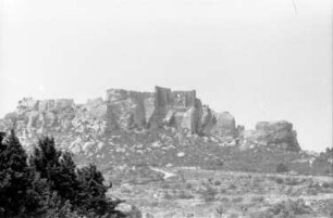 Frankreich. Les Baux-de-Provence. Blick gegen Schloß Château des Baux