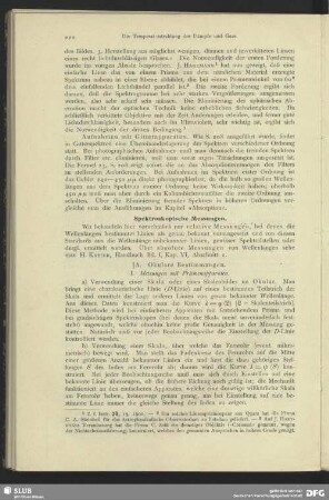 Spektroskopische Messungen