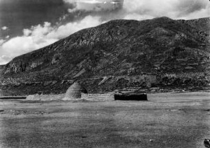 Keillari mit alten Strandlinien : Keillari am Lago Poopó mit alten Strandlinien.