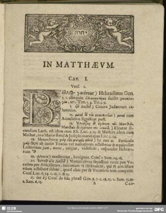 In Matthaeum