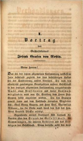 Verhandlungen der Gesellschaft des Vaterländischen Museums in Böhmen. 13. 1835