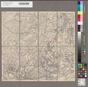 [Topographische Karte 1 : 25.000 (Meßtischblätter): Nördliche Rheinprovinz und südliches Westfalen]. 2502, [4407] Bottrop 51°30’-6°50’