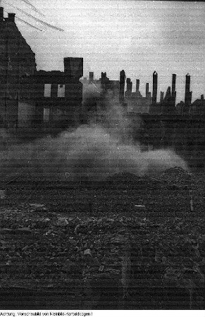 Dresden, Neustadt. Sprengungen im Hechtviertel, 1946/47