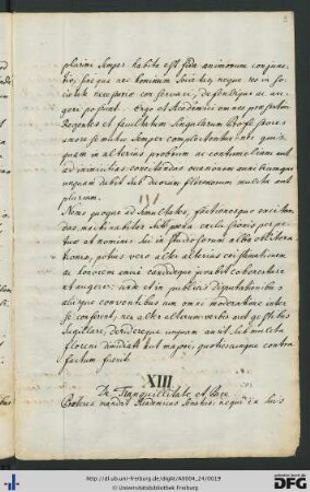 [fol. 9] De tranquillitate et pace