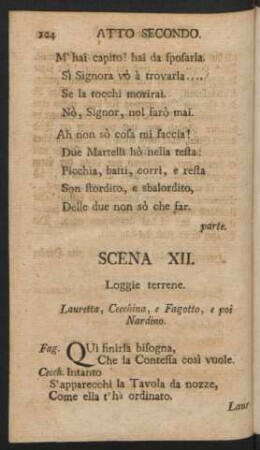 Scena XII = Zwölfter Auftritt