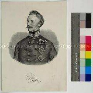 Porträt des österreichischen Feldmarschalls Heinrich Freiherr von Heß